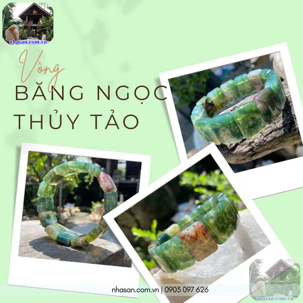 Vòng băng ngọc thủy tảo 20ly tăng cường năng lượng và sức khỏe