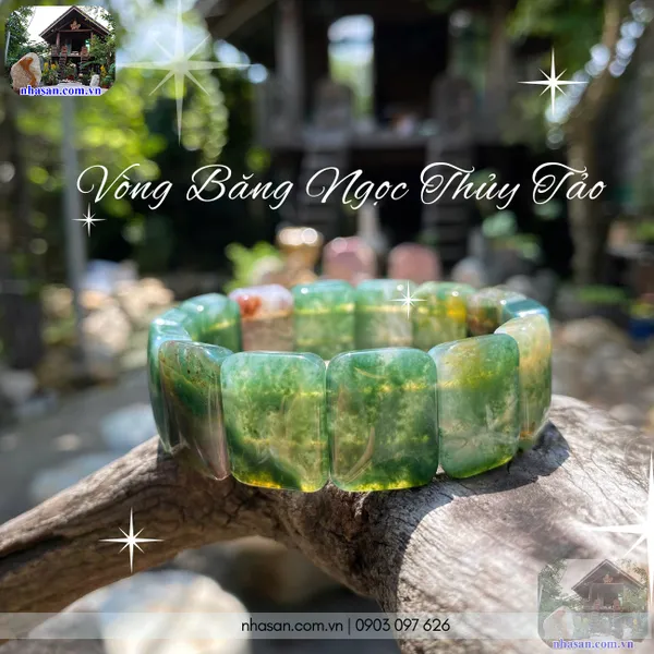 Vòng băng ngọc thủy tảo 20ly tăng cường năng lượng và sức khỏe