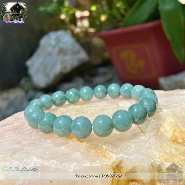 Vòng cẩm thạch thiên nhiên 10ly