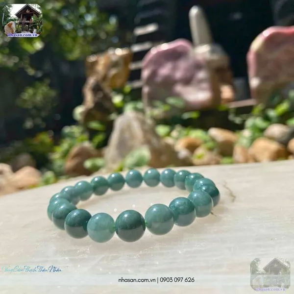 Vòng cẩm thạch thiên nhiên 10ly