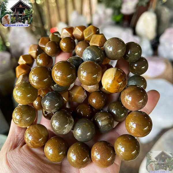 Vòng tay đá canxedon phong thủy