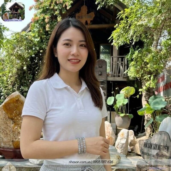 Vòng đá moonstone đeo cổ 7ly