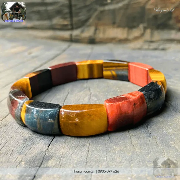 Vòng mắt hổ 11ly nhiều màu