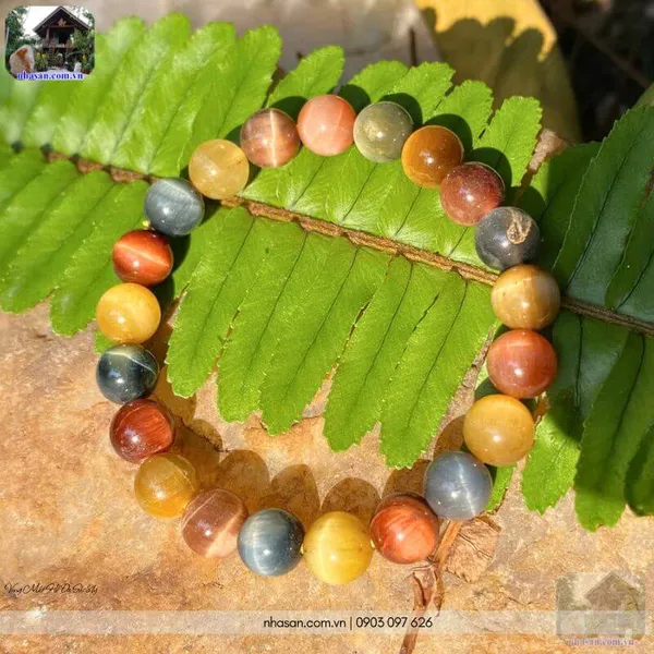 Vòng mắt hổ đa sắc 8ly