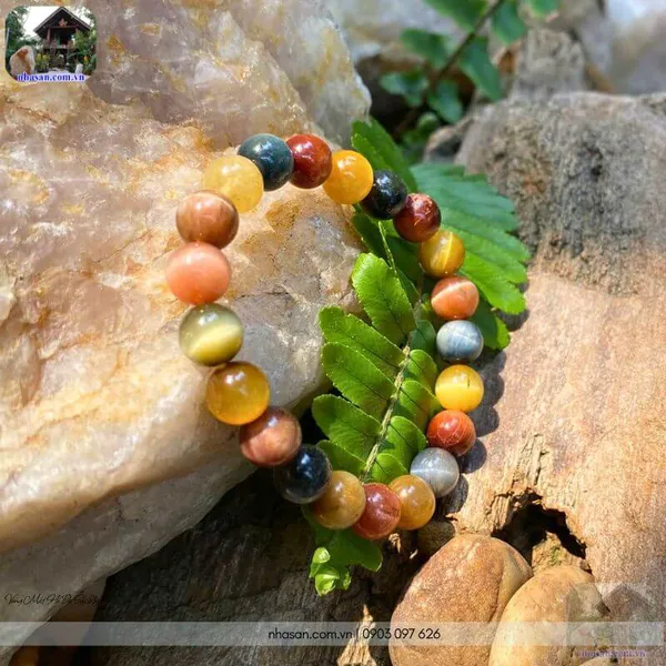 Vòng mắt hổ đa sắc 8ly