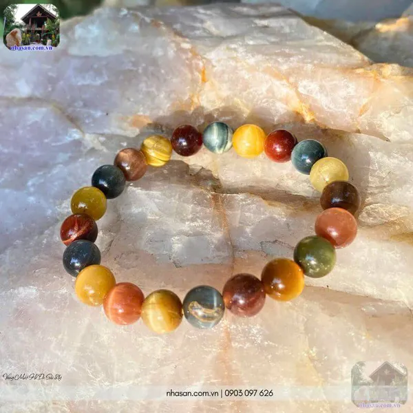 Vòng mắt hổ đa sắc 8ly