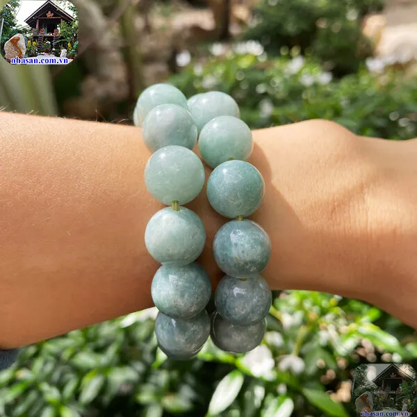 Vòng tay đá cẩm thạch thiên nhiên