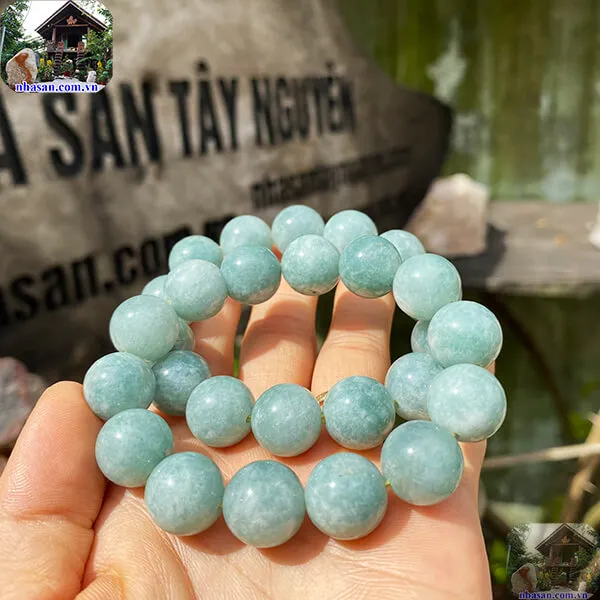 Vòng tay đá cẩm thạch thiên nhiên