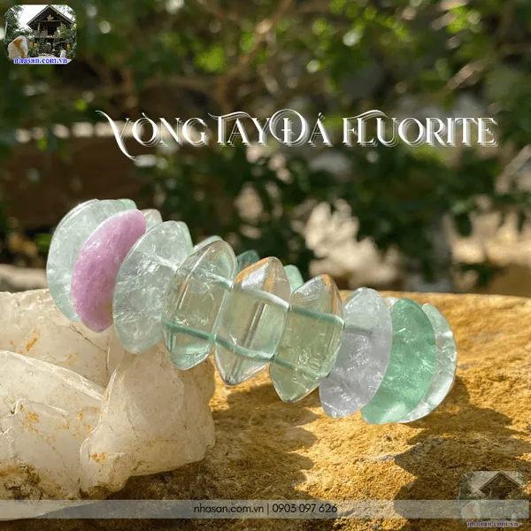 Vòng tay đá fluorite 22ly bí quyết bảo vệ năng lượng và khơi dậy trí tuệ