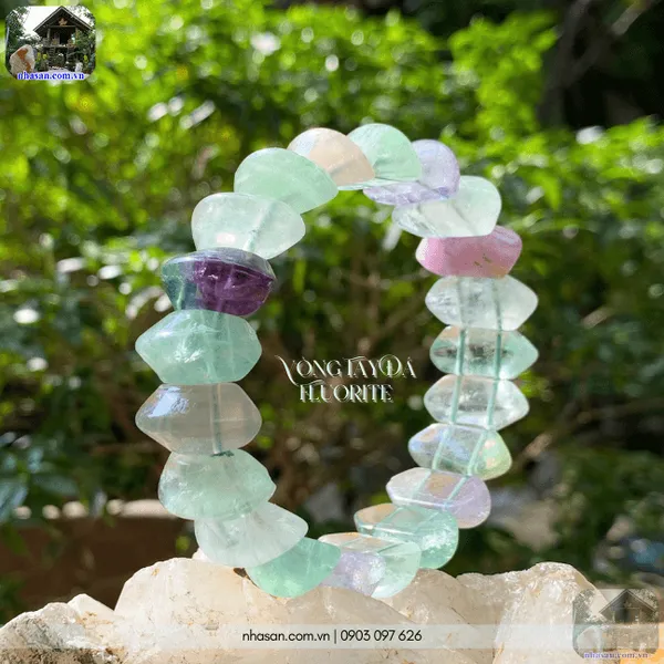 Vòng tay đá fluorite 22ly bí quyết bảo vệ năng lượng và khơi dậy trí tuệ