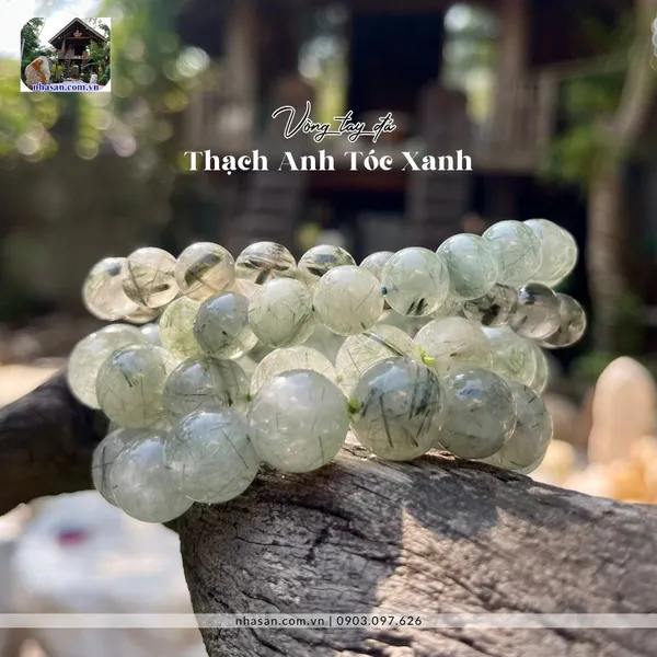 Vòng Tay Thạch Anh Tóc Xanh - Thời Thượng Và Phong Cách