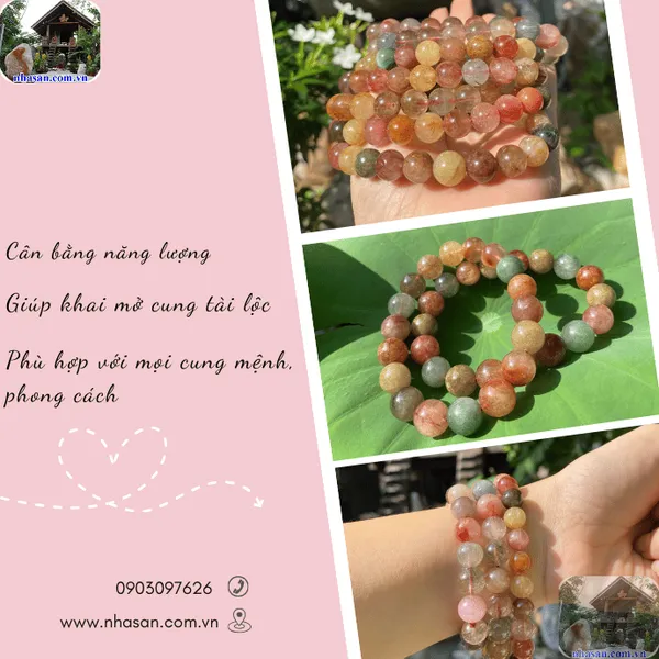 Vòng tay ngũ hành phong thủy cho mệnh Kim, Mộc, Thủy, Hỏa, Thổ