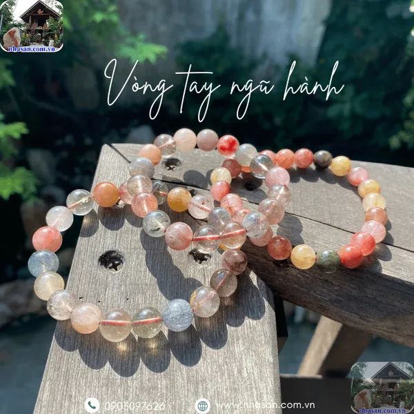 Vòng tay ngũ hành phong thủy cho mệnh Kim, Mộc, Thủy, Hỏa, Thổ