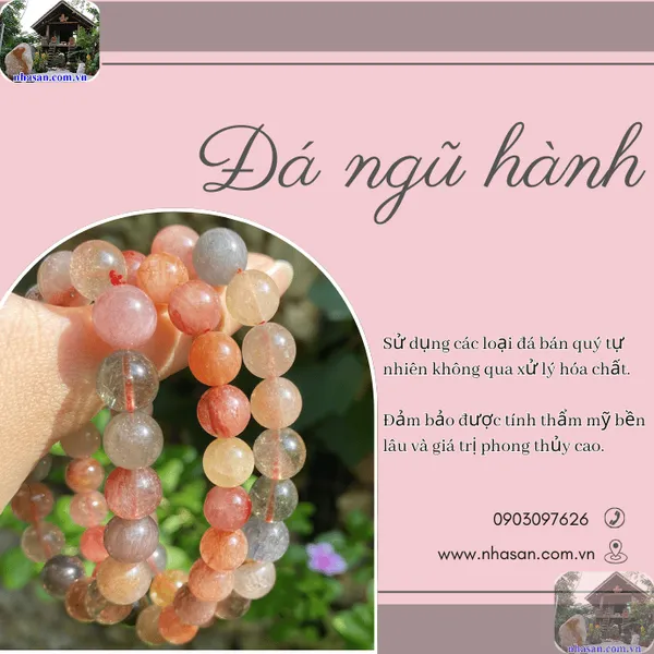 Vòng tay ngũ hành phong thủy cho mệnh Kim, Mộc, Thủy, Hỏa, Thổ