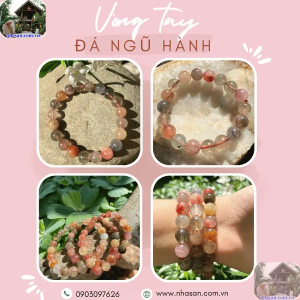 Vòng tay ngũ hành phong thủy cho mệnh Kim, Mộc, Thủy, Hỏa, Thổ