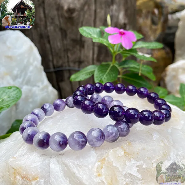Vòng Tay Đá Thạch Anh Tím 10 Ly