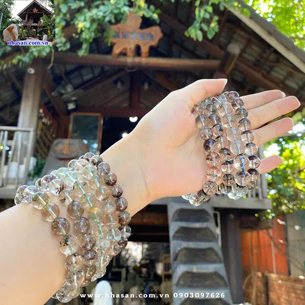 Vòng thạch anh ưu linh đa sắc thiên nhiên 7ly, 8ly, 9ly, 10ly, 11ly, 12ly, 13ly