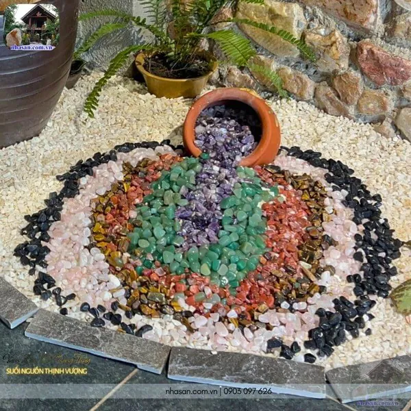 Vườn zen đá phong thủy - Suối nguồn thịnh vượng