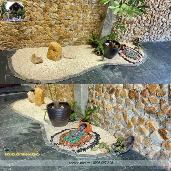 Vườn zen đá phong thủy - Suối nguồn thịnh vượng