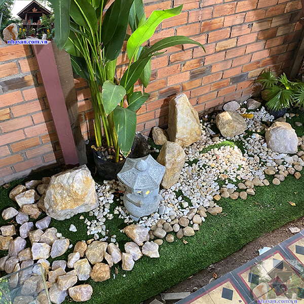 Tiểu cảnh khô giúp tạo nguồn sinh khí thông thoáng Tiểu cảnh khô giúp tạo nguồn sinh khí thông thoáng