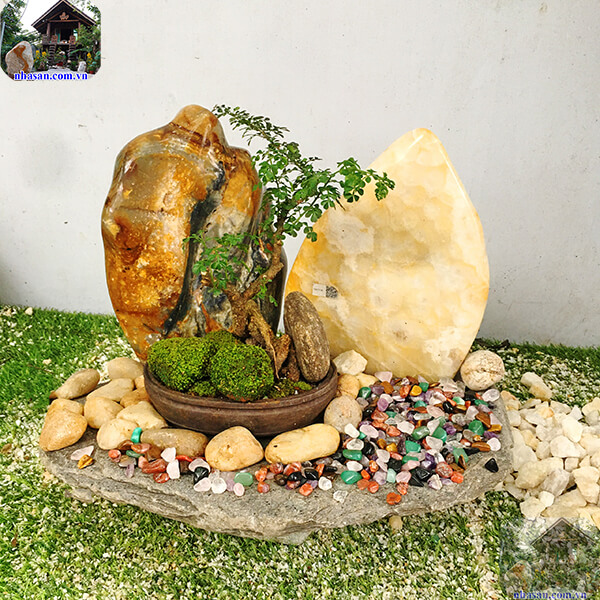 Tiểu cảnh phong thủy mang lại tài lộc và thịnh vượng cho gia chủ Tiểu cảnh phong thủy mang lại tài lộc và thịnh vượng cho gia chủ