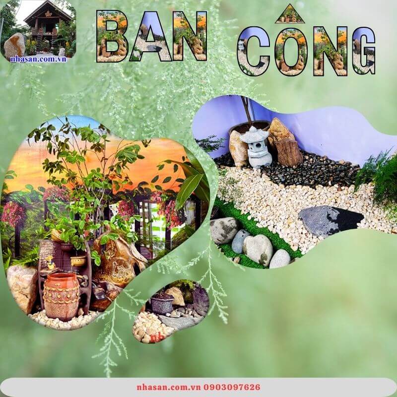 Tiểu cảnh tầng thượng nhà phố, ban công chung cư Tiểu cảnh tầng thượng nhà phố, ban công chung cư