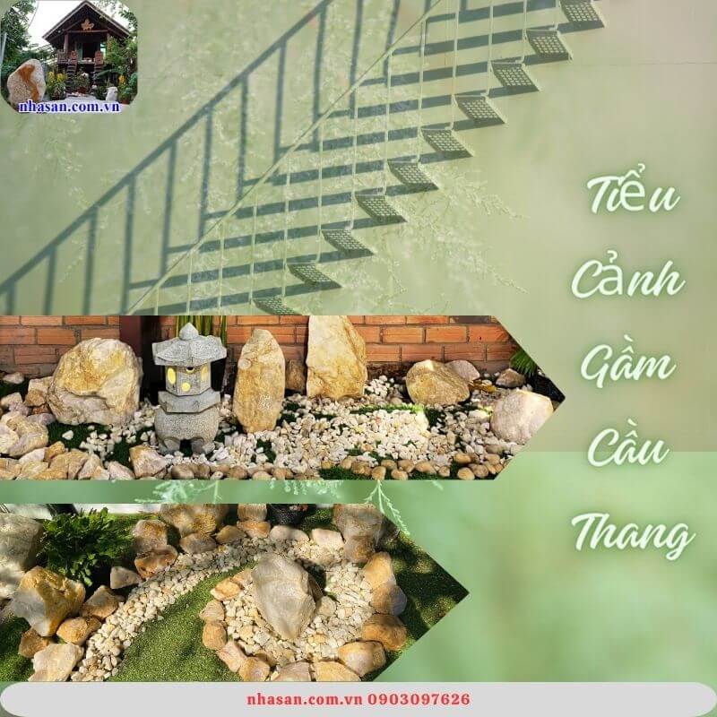 Tiểu cảnh gầm cầu thang Tiểu cảnh gầm cầu thang