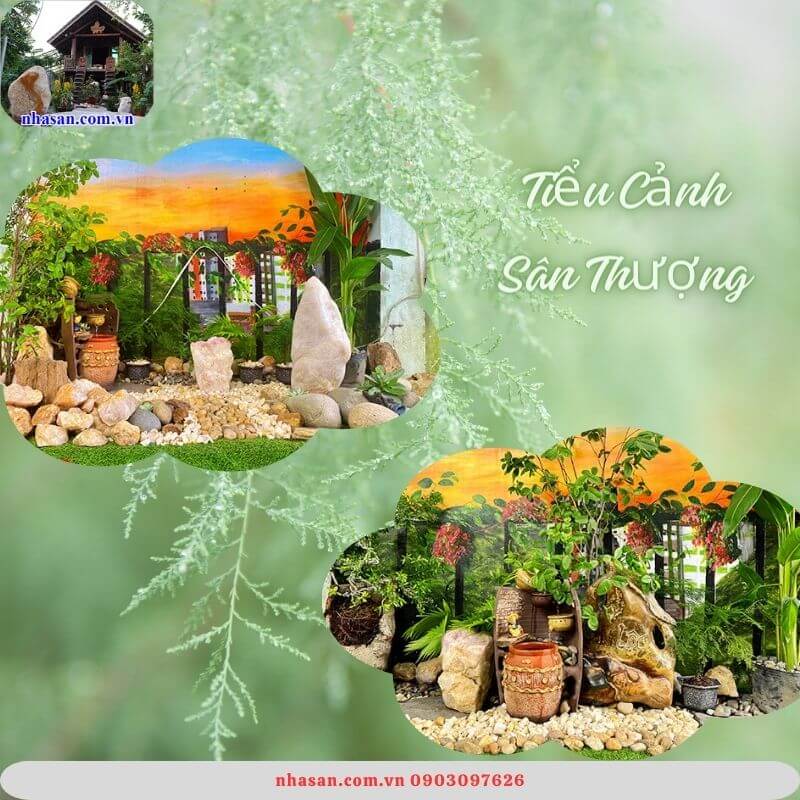 Tiểu cảnh đá tự nhiên trang trí sân vườn, non bộ, giếng trời, ban công, cầu thang Tiểu cảnh đá tự nhiên trang trí sân vườn, non bộ, giếng trời, ban công, cầu thang