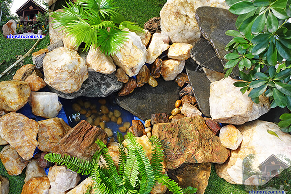 Tiểu cảnh giúp tái tạo sinh khí cho môi trường sống Tiểu cảnh giúp tái tạo sinh khí cho môi trường sống