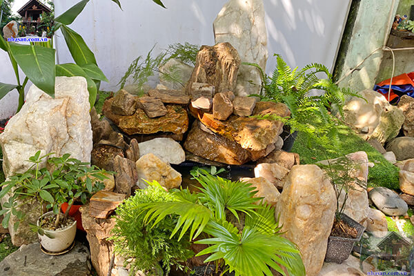 Kết hợp với đá phong thủy giúp thu hút vận khí tốt cho gia trạch Kết hợp với đá phong thủy giúp thu hút vận khí tốt cho gia trạch