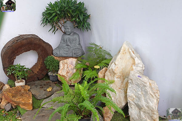 Tiểu cảnh còn là biểu tượng của sự hướng thiện Tiểu cảnh còn là biểu tượng của sự hướng thiện