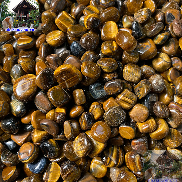 Đá mắt hổ vàng nâu là biến thể của thạch anh Đá mắt hổ vàng nâu là biến thể của thạch anh