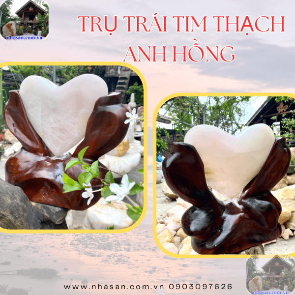 Đặt trụ trái tim thạch anh hồng tại phòng ngủ vợ chồng sẽ giúp hâm nóng tình cảm lứa đôi Đặt trụ trái tim thạch anh hồng tại phòng ngủ vợ chồng sẽ giúp hâm nóng tình cảm lứa đôi