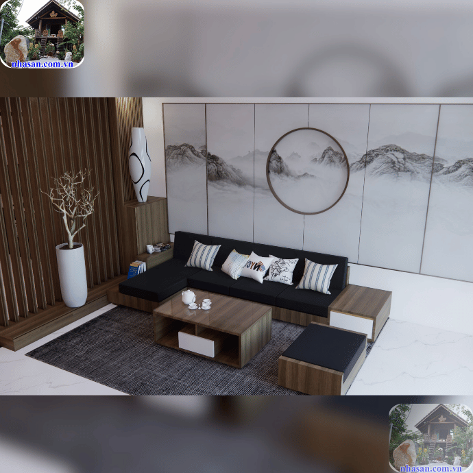 Tranh phong cảnh treo ở trung cung Tranh phong cảnh treo ở trung cung