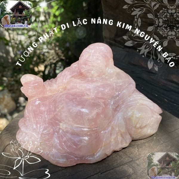 Tượng Phật Di Lặc tay nâng kim nguyên bảo Tượng Phật Di Lặc tay nâng kim nguyên bảo