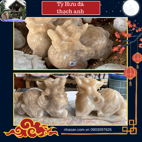 Được chế tác bằng đá thạch anh chứa trường năng lượng mạnh mẽ  Được chế tác bằng đá thạch anh chứa trường năng lượng mạnh mẽ