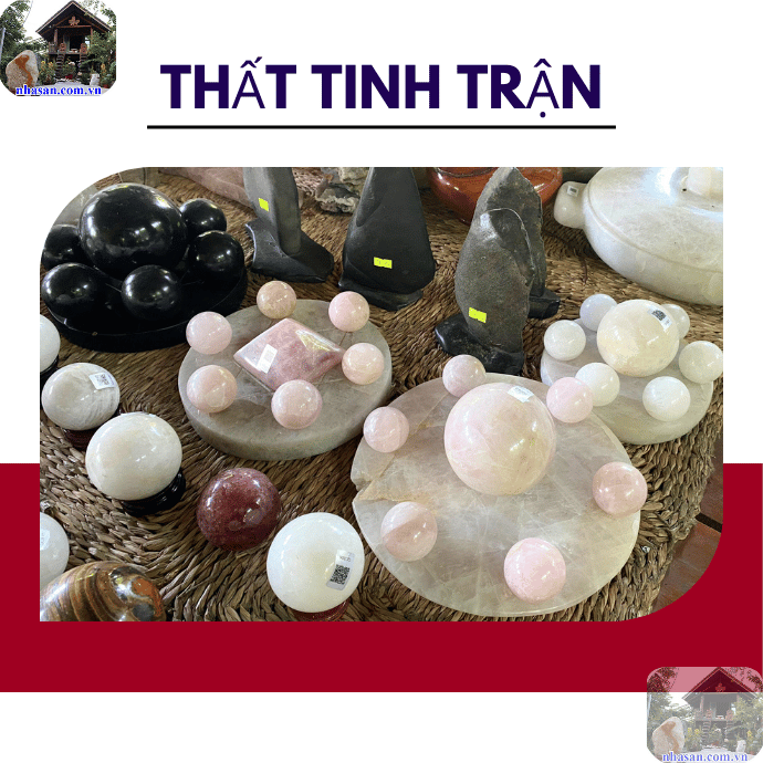 Bộ thất tinh trận đá phong thủy tự nhiên Bộ thất tinh trận đá phong thủy tự nhiên