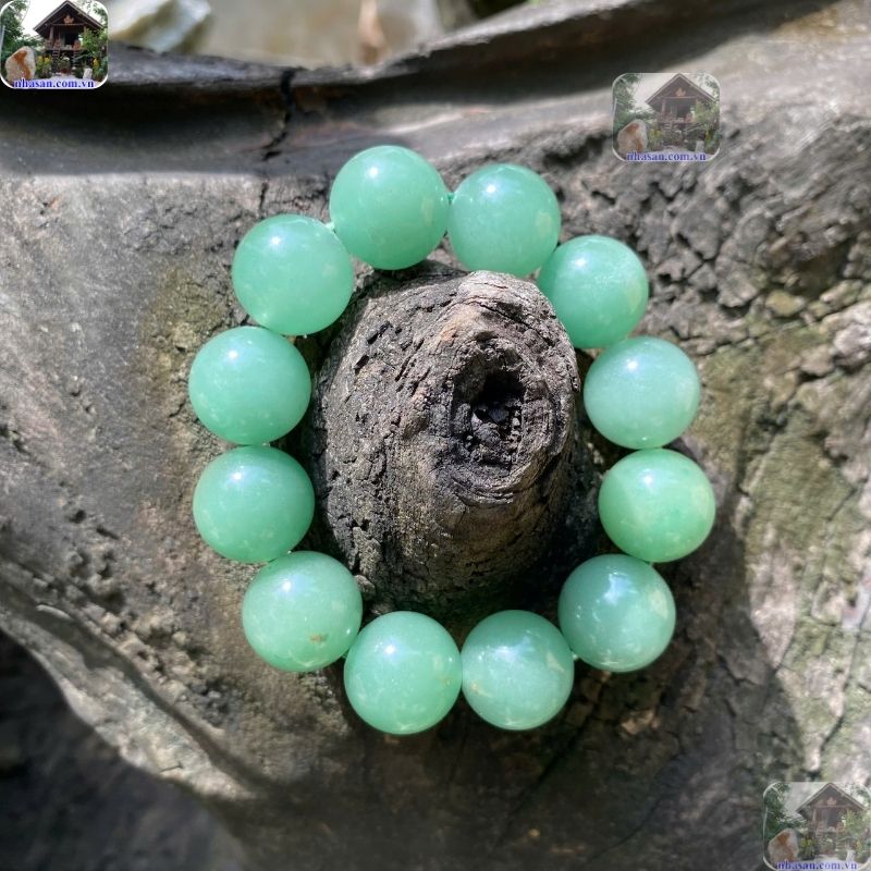 Vòng phong thuỷ mệnh Mộc đá aventurine Vòng phong thuỷ mệnh Mộc đá aventurine