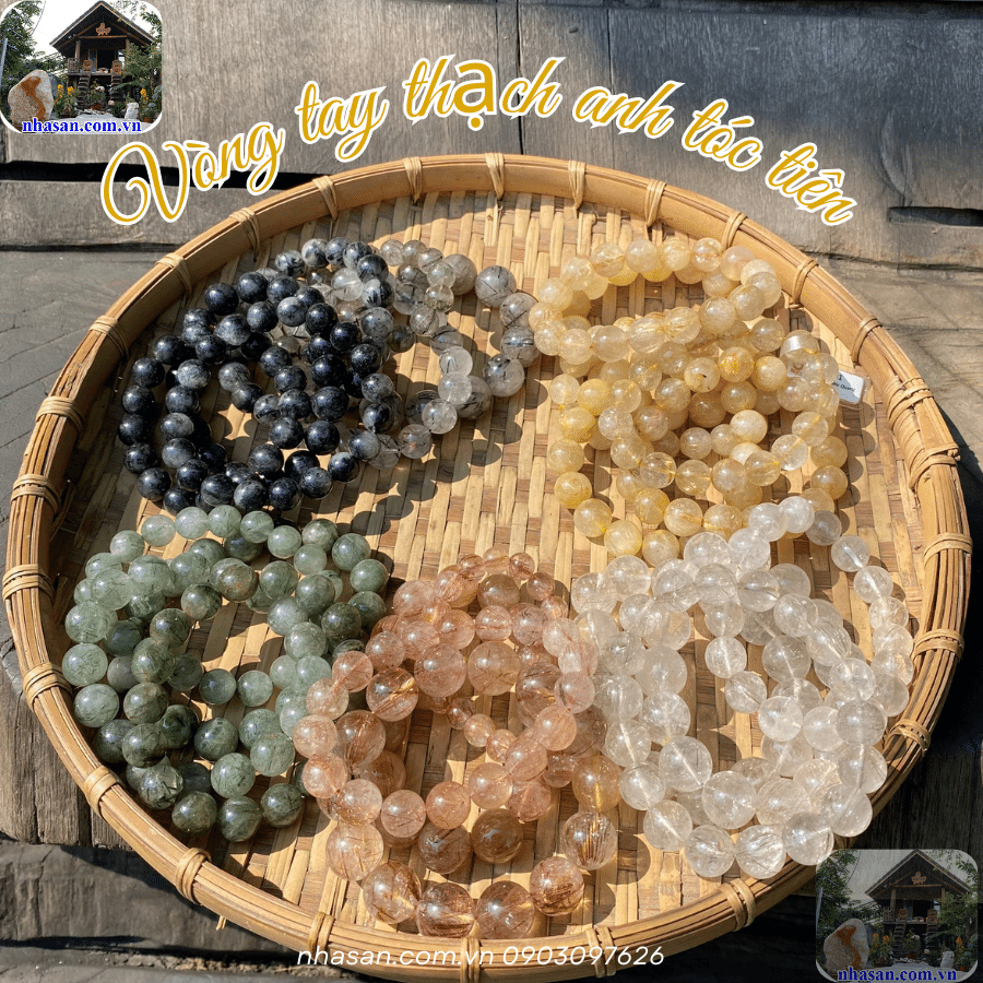 Nhà Sàn Tây Nguyên cung cấp vòng thạch anh tóc tiên các loại Nhà Sàn Tây Nguyên cung cấp vòng thạch anh tóc tiên các loại