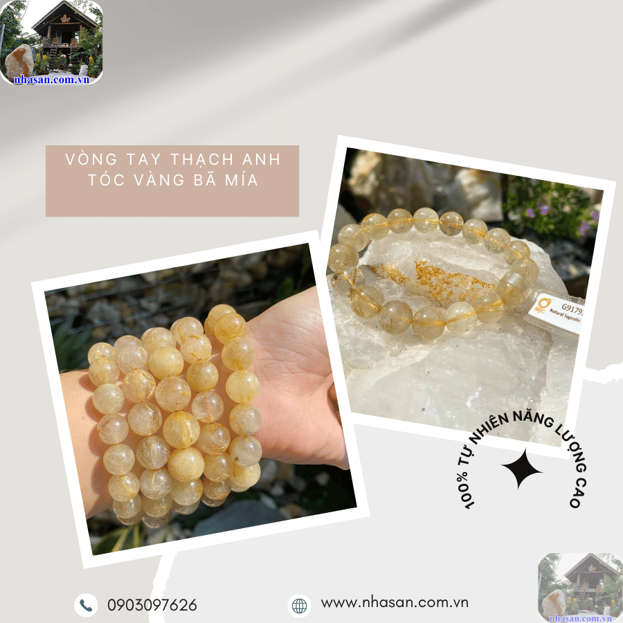 Được kiểm định chất lượng thạch anh tóc hoàn toàn tự nhiên Được kiểm định chất lượng thạch anh tóc hoàn toàn tự nhiên