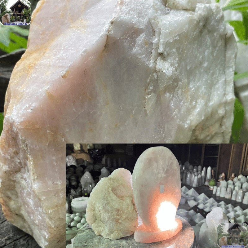 Đá tự nhiên có cảm giác mát lạnh khi chạm vào Đá tự nhiên có cảm giác mát lạnh khi chạm vào