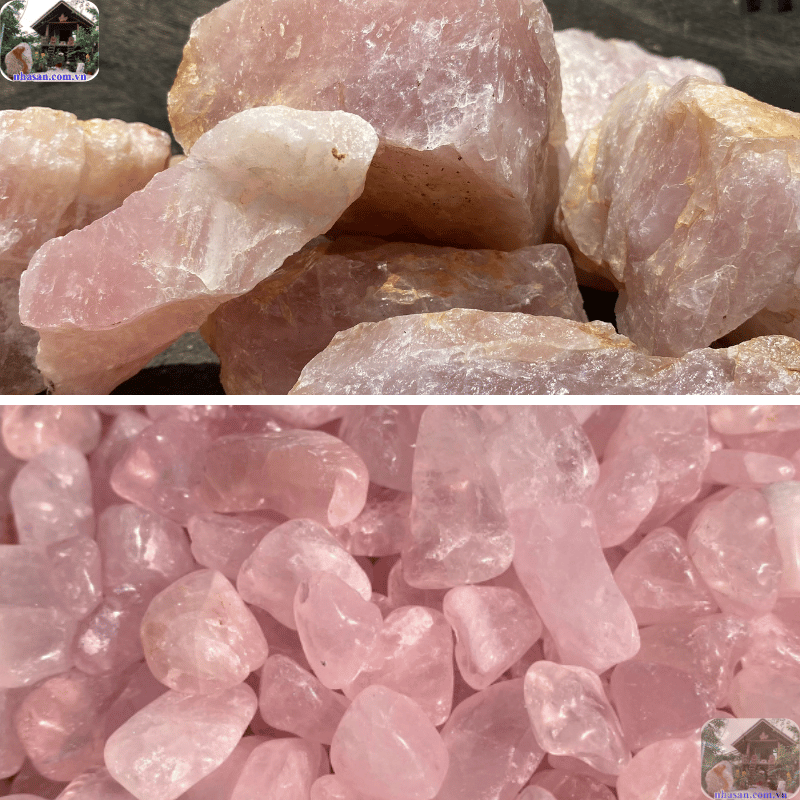 Đá thạch anh hồng, với vẻ đẹp dịu dàng và tinh tế, từ lâu đã được mệnh danh là "viên đá của tình yêu" Đá thạch anh hồng, với vẻ đẹp dịu dàng và tinh tế, từ lâu đã được mệnh danh là "viên đá của tình yêu"