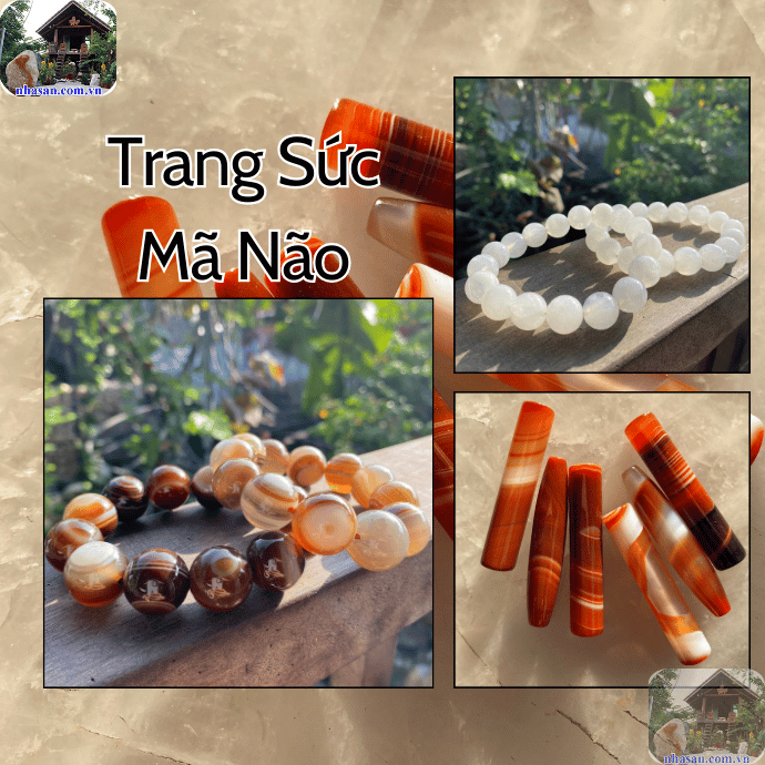 Trang sức đá mã não mang vẻ đẹp kiêu sa, sang trọng Trang sức đá mã não mang vẻ đẹp kiêu sa, sang trọng