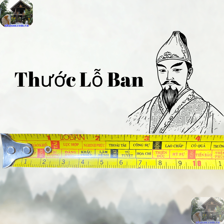 Thước lỗ ban được sử dụng trong đo đạc nhà cửa, đình viện, mộ phần,... Thước lỗ ban được sử dụng trong đo đạc nhà cửa, đình viện, mộ phần,...