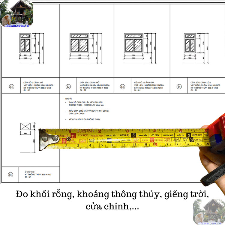 Thước lỗ ban dùng trong dương trạch Thước lỗ ban dùng trong dương trạch