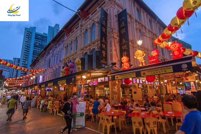 Khu phố ẩm thực China Town Singapore