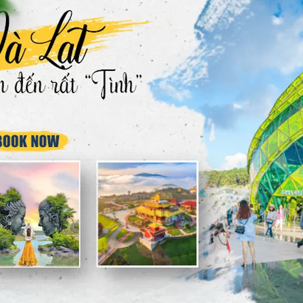 Tour Đà Lạt 4N3Đ - KDL Thúy Thuận - Mongo Land - Que Garden
