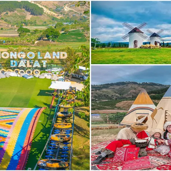Tour Đà Lạt 4N3Đ - KDL Thúy Thuận - Mongo Land - Que Garden