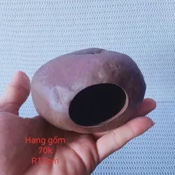 Hang Gốm Tròn Thủy Sinh