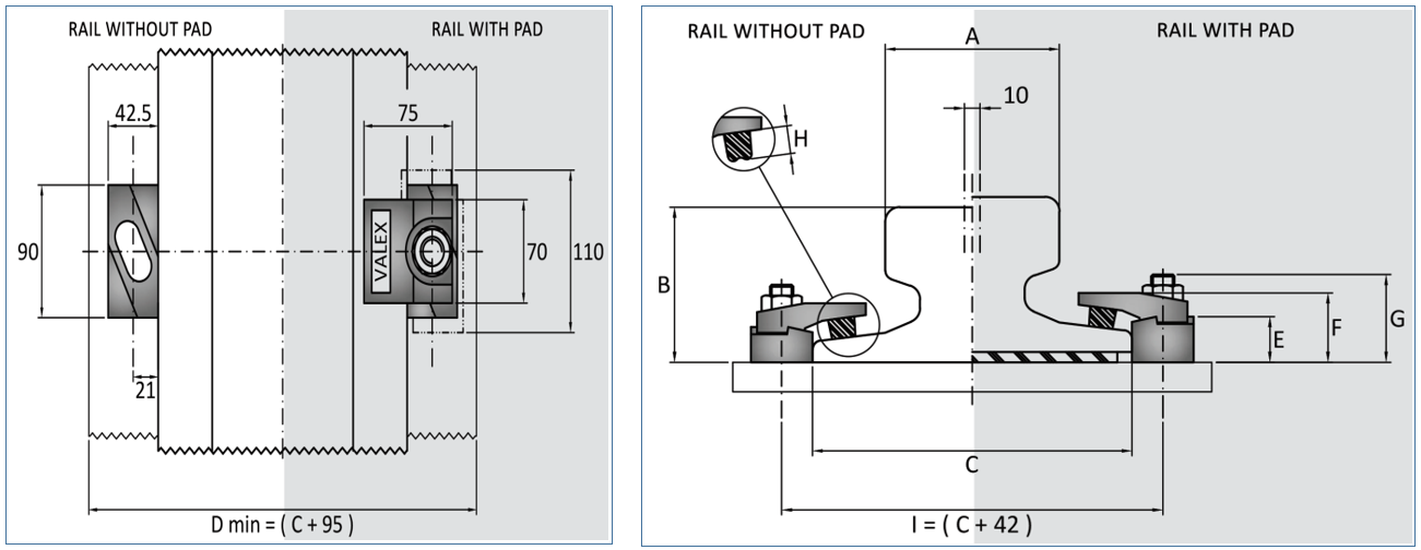 7020 Rail Clip